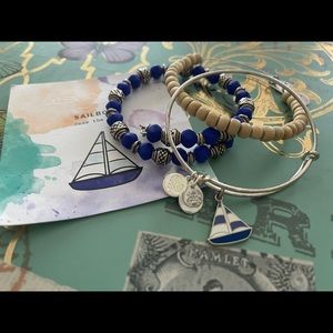 Alex and ani sailboat set